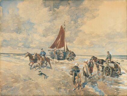Fishermen on the Beach