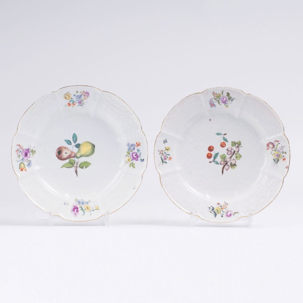 A Pair of Plates with Gotzkowsky Relief