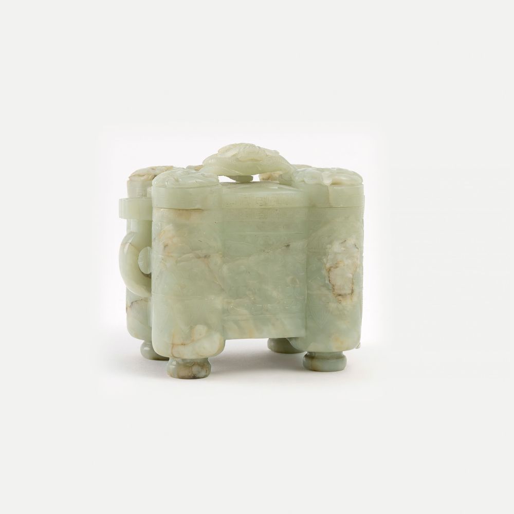 A Light Green Archaistic Censer