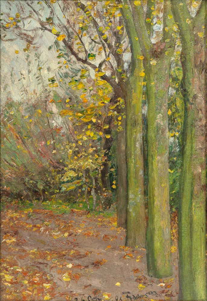 Hans Peter Feddersen - Linden vor meinem Haus Linden vor meinem Haus