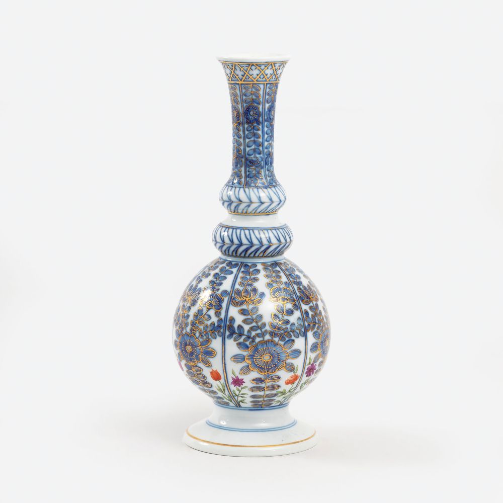 A Calabash Vase with Indian Flowers