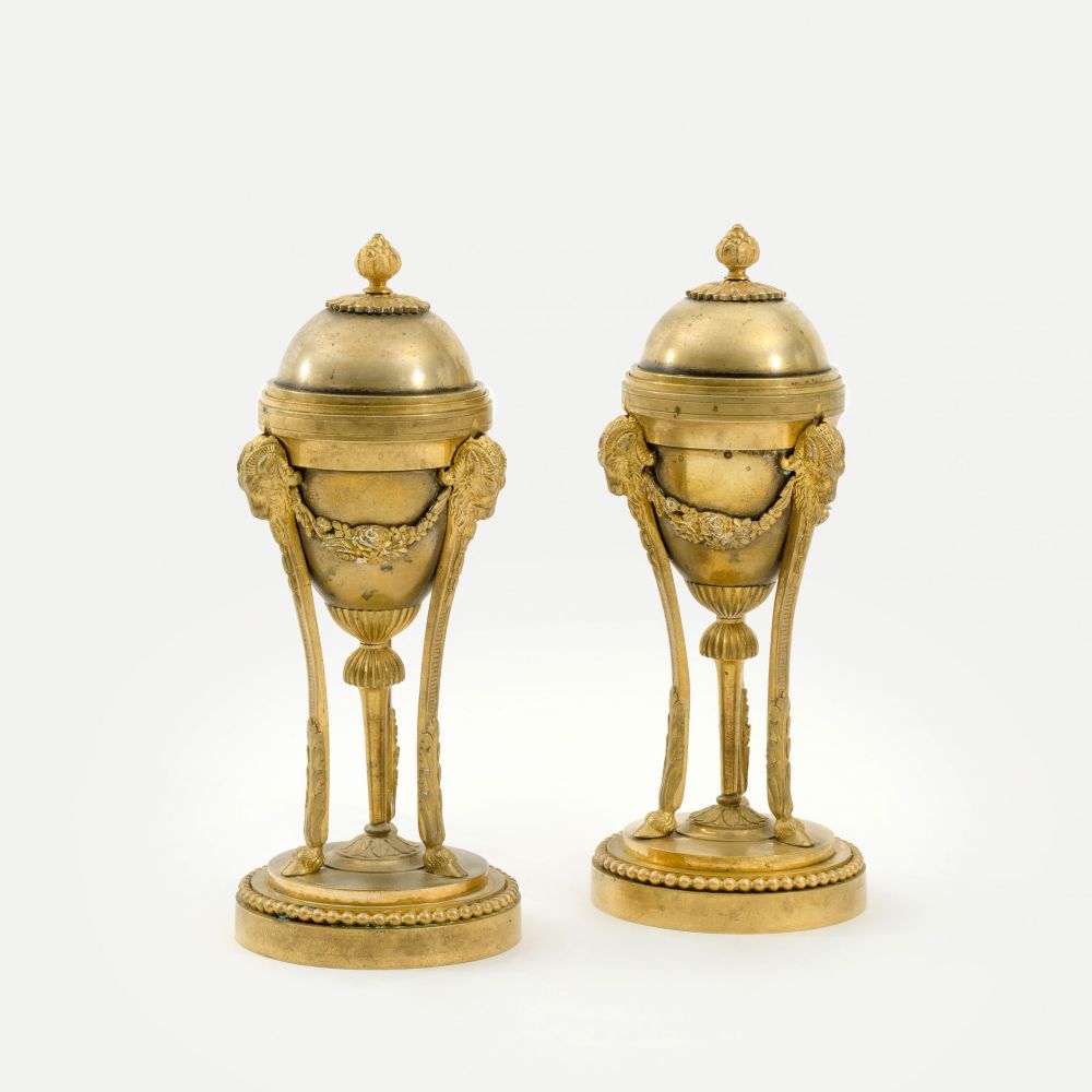 A Pair of Napoleon III urn-shaped Candlesticks - image 2