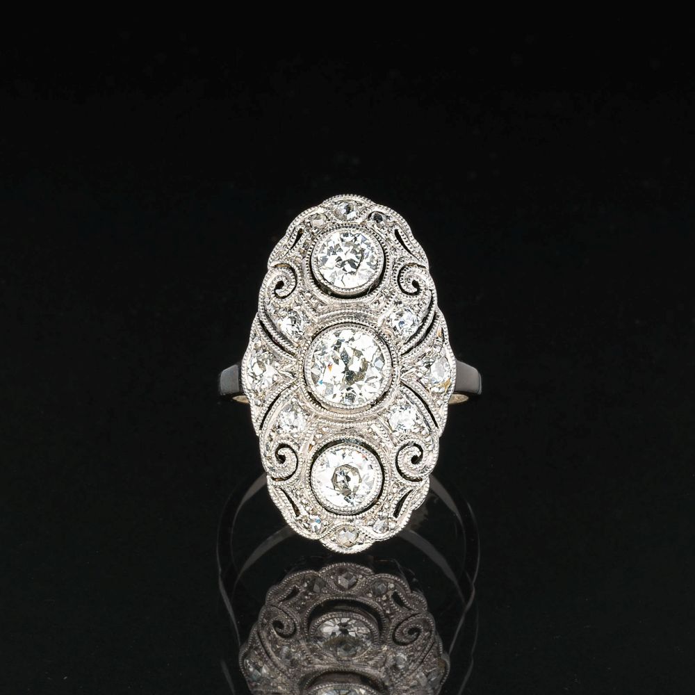 An Art Nouveau Diamond Ring An Art Nouveau Diamond Ring