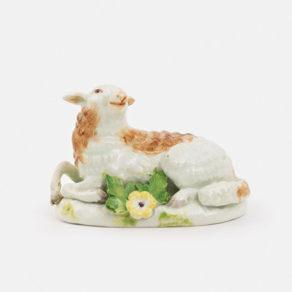 Johann Joachim Kaendler - A Lying Sheep A Lying Sheep