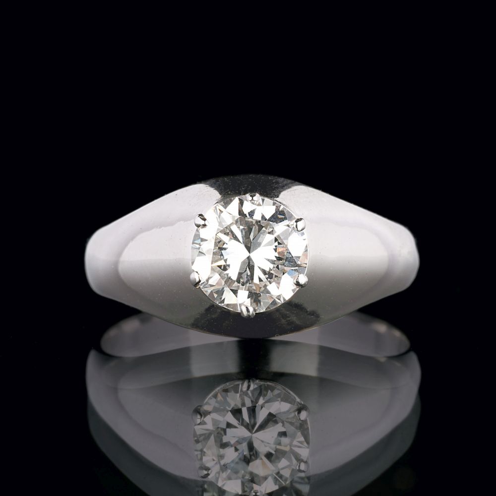 Juwelier Wilm - A Solitaire Diamond Ring A Solitaire Diamond Ring