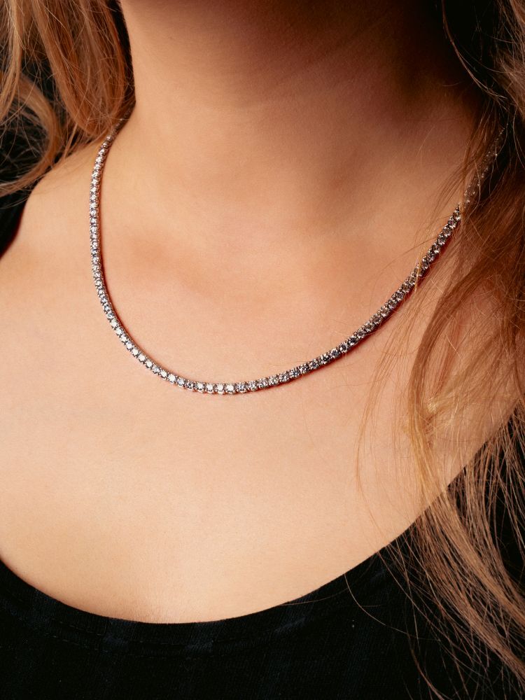 A highcarat Rivière Diamond Necklace - image 3