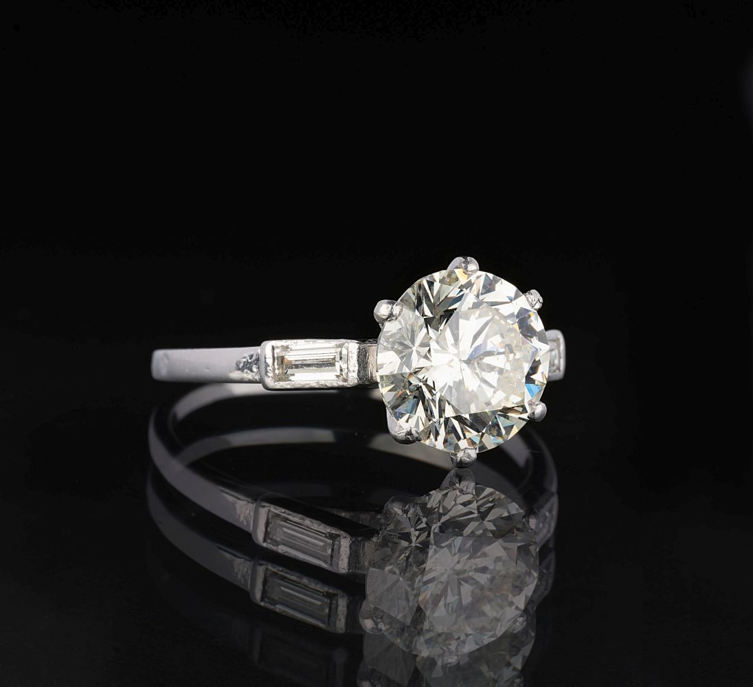 A Solitaire Diamond Ring - image 2