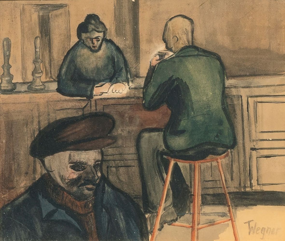 Erich Wegner - Am Tresen Am Tresen