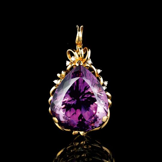 A large Amethyst Pendant