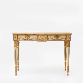 A Pair of Console Tablesin the style of Louis XVI