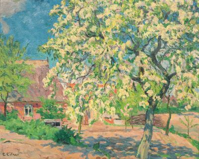 Blossoming Apple Trees