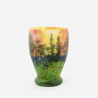 Vase 'Paysage arboré'