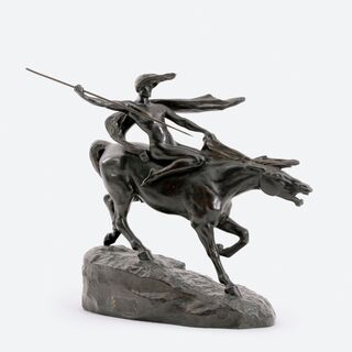 Speerwerfende Amazone