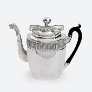 Johann Diedrich Laue, Hamburg, Meister ab 1808 - A large Biedermeier Coffee Pot A large Biedermeier Coffee Pot