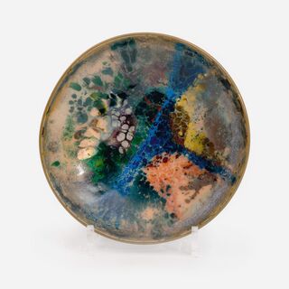 A Cloisonné Bowl with Polychrome Enamel