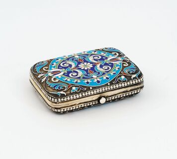 A small Cloisonné Tin