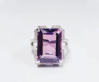 Amethyst-Brillant-Cocktailring