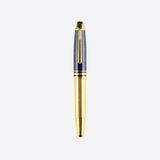 Meisterstück Fountain Pen 'Ramses II' Gold Line with Lapis Lazuli