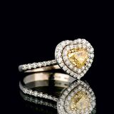 A Fancy Diamond Ring 'Heart' - image 2