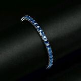 A Rivière Bracelet with Sapphires - image 2