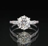 A Solitaire Diamond Ring - image 1