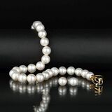 A Southsea Pearl Necklace with Pair of Earstuds - image 2