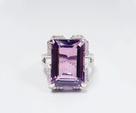 Amethyst-Brillant-Cocktailring - Bild 1