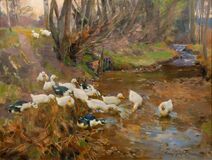 Ducks by a Creek - image 1