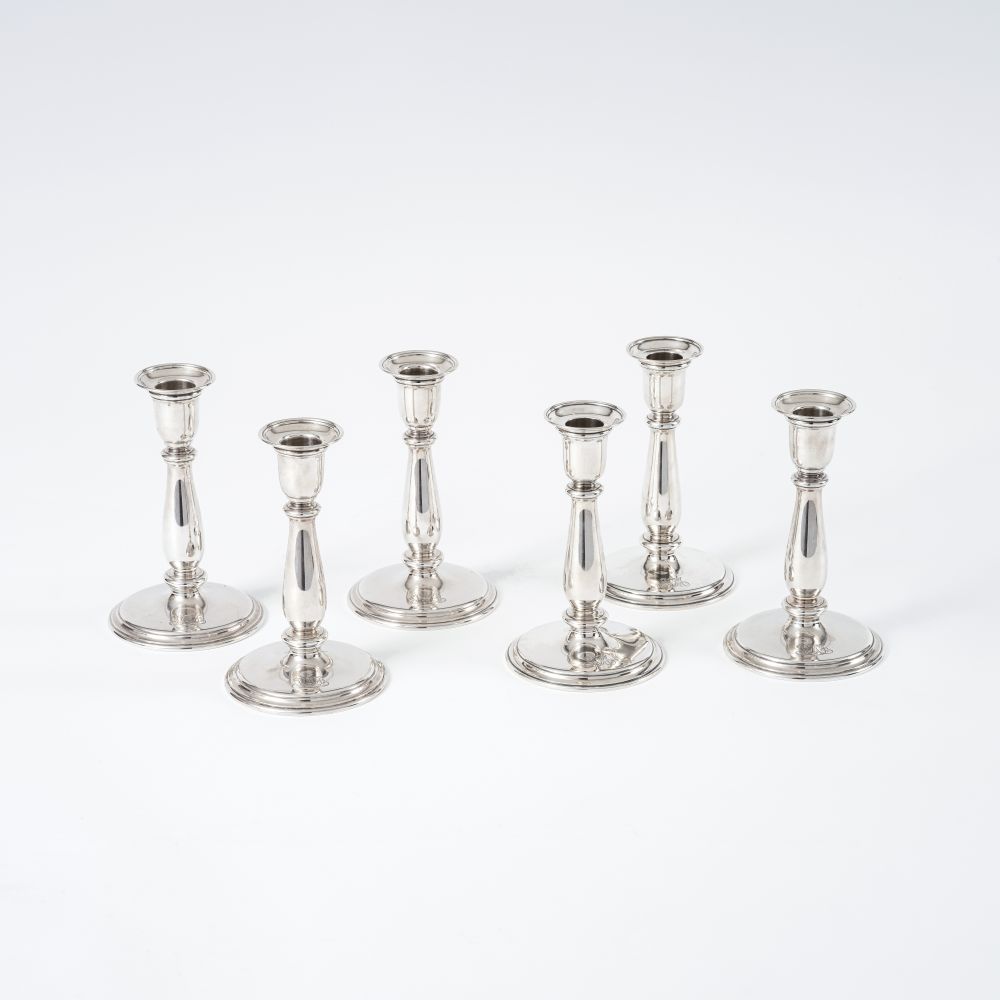 A Set of 6 Candlesticks