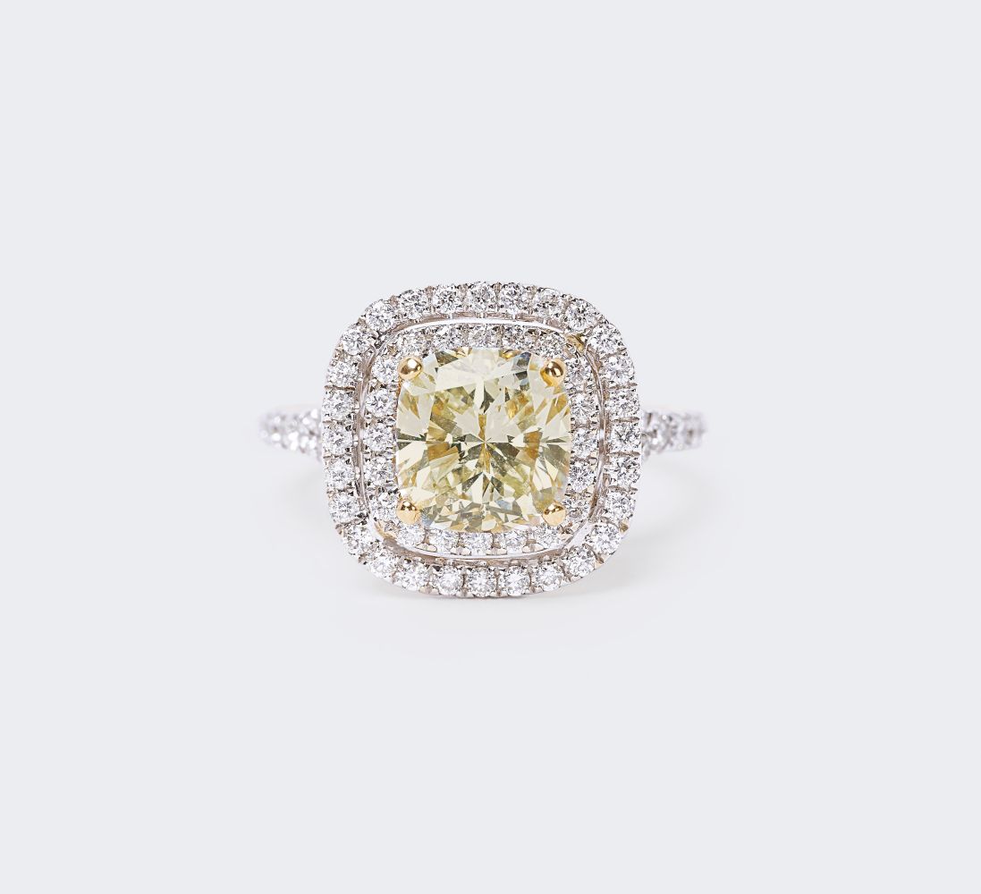 A Fancy Diamond Ring