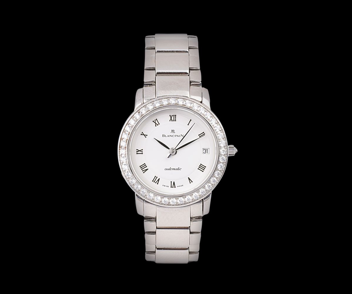 Blancpain - Damenarmbanduhr Villeret ultraflach mit Diamanten Damenarmbanduhr Villeret ultraflach mit Diamanten