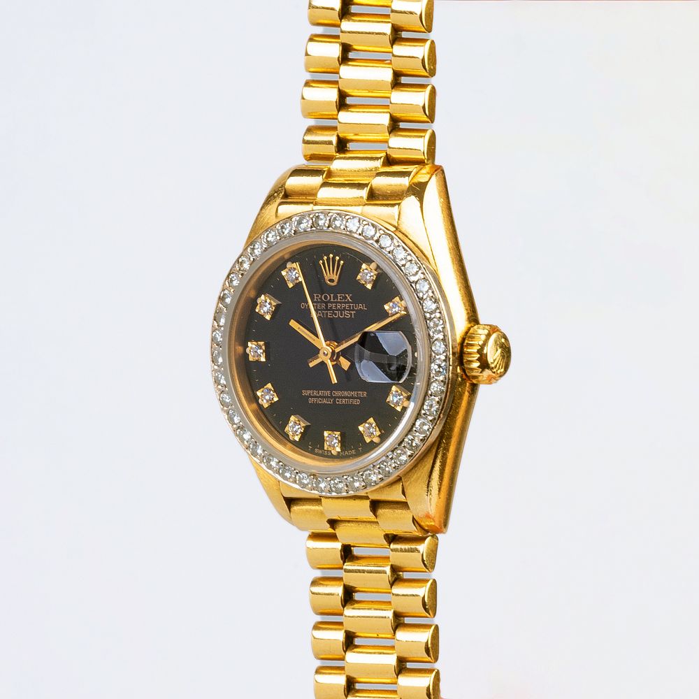 Damenarmbanduhr Datejust mit Diamanten - Bild 2