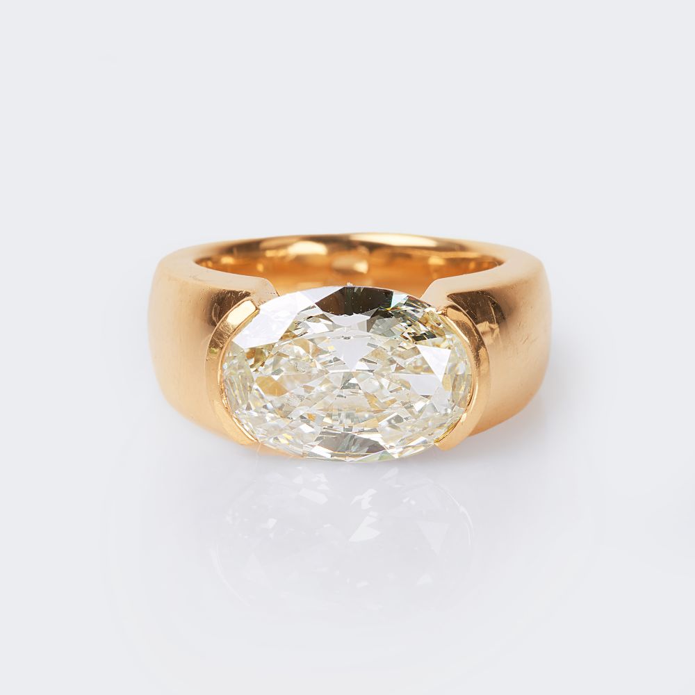 A Highcarat Solitaire Diamond Ring A Highcarat Solitaire Diamond Ring