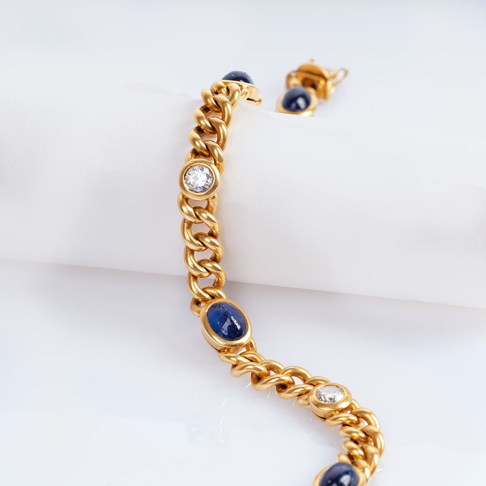 Saphir-Brillant Panzerarmband Saphir-Brillant Panzerarmband