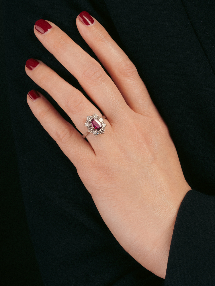 A Ruby Diamond Ring - image 2