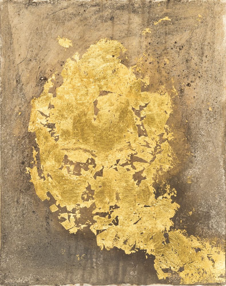 Sigmar Polke - Farbprobe - Blattgold Farbprobe - Blattgold