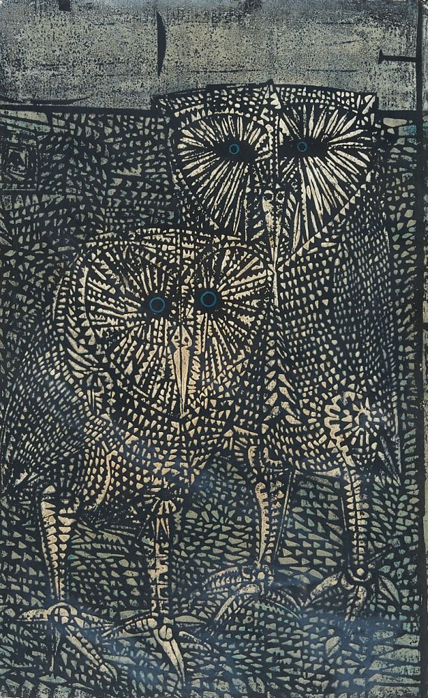 Horst Janssen - Owls Owls