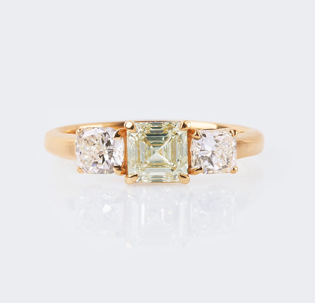 A fine Fancy Diamond Ring A fine Fancy Diamond Ring