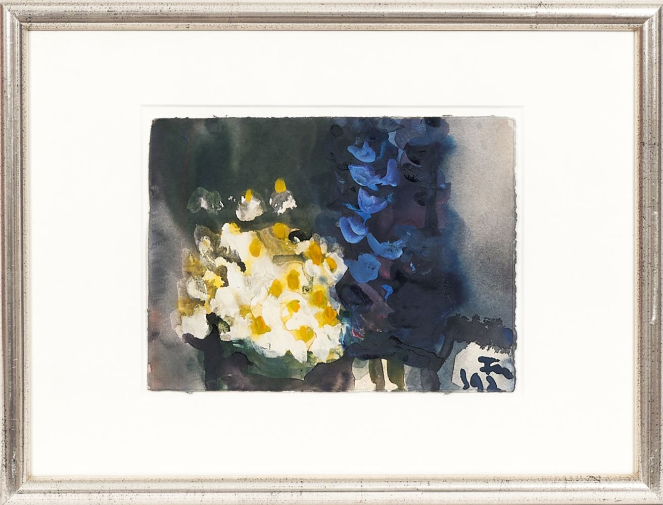 Weiße und blaue Blüten - Bild 2