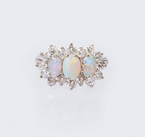 Opal-Brillant-Ring