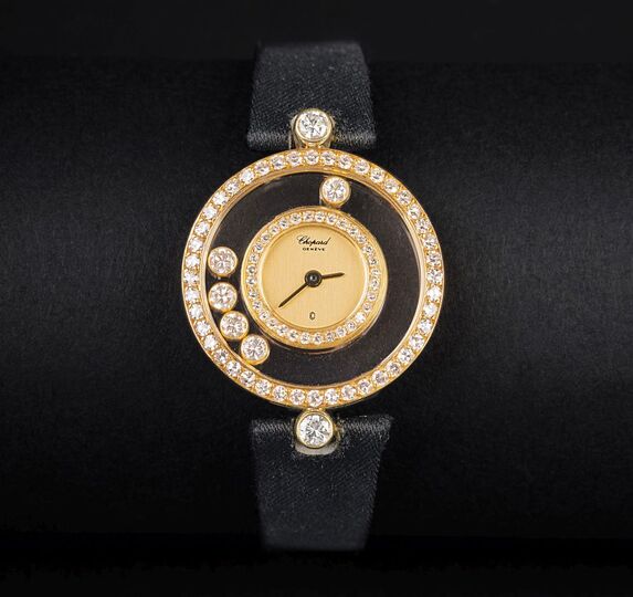 A Lady's Wristwatch Happy Diamonds