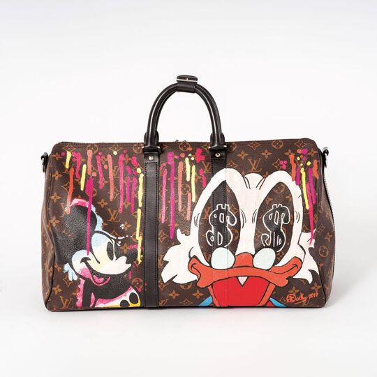 Einzigartige Pop-Art Keepall 45