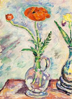 Mohnblumen in einer Vase