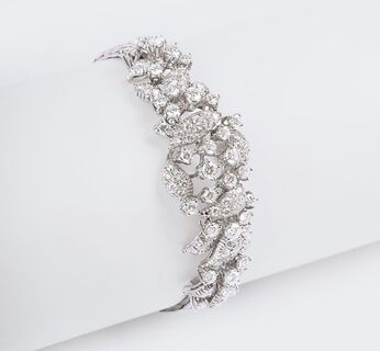 A high-carat, fine-white Diamond Bracelet