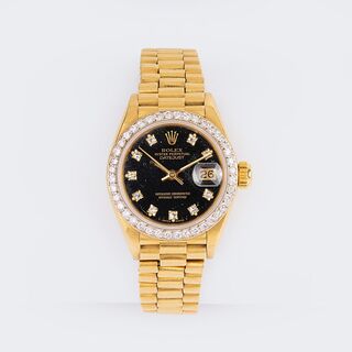 A Lady's Diamond Wristwatch Datejust