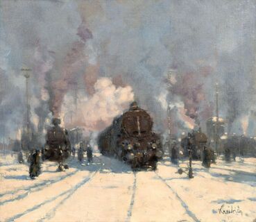Lokomotiven unter Dampf