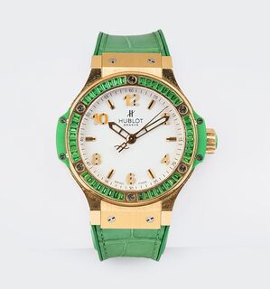 A Wristwatch Big Bang Tutti Frutti with Peridots