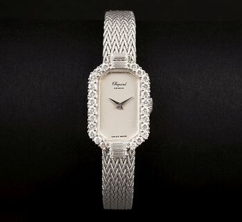 A Lady's Wristwatch with Diamonds