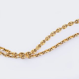 A long Gold Necklace
