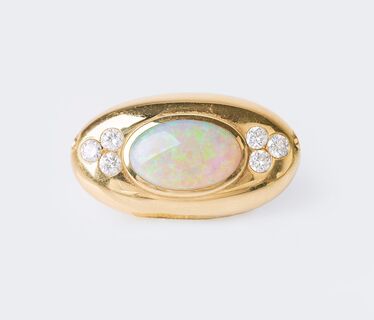 A Opal Diamond Patentclasp